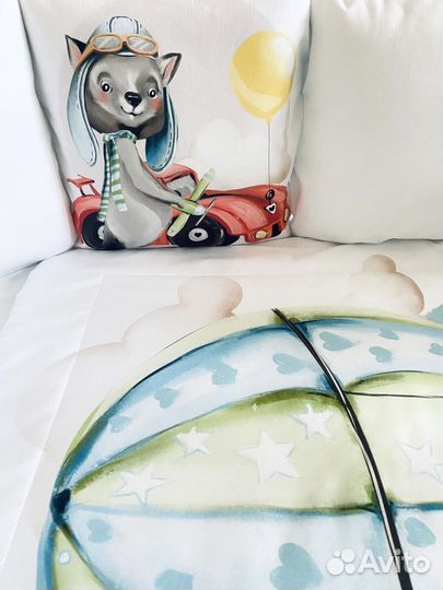 Бортики в кроватку новые