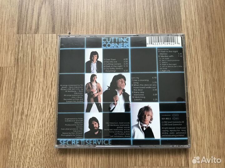 CD Secret Service 1982 Cutting Corners