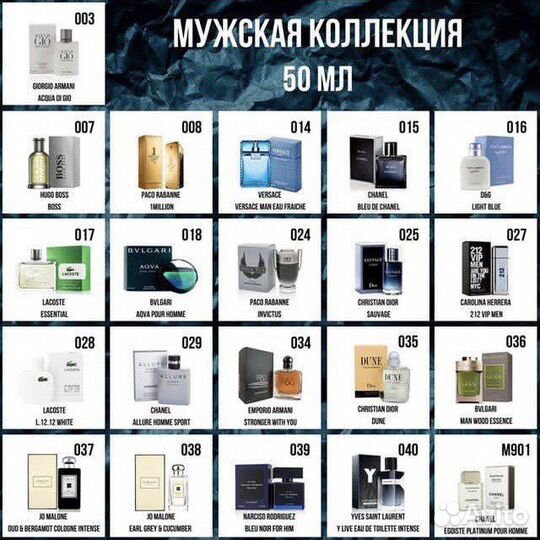 Духи мужские