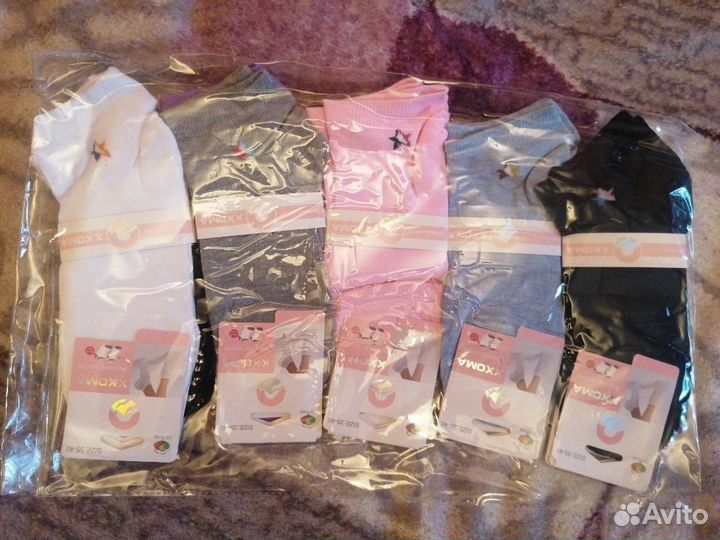 Носки женские короткие