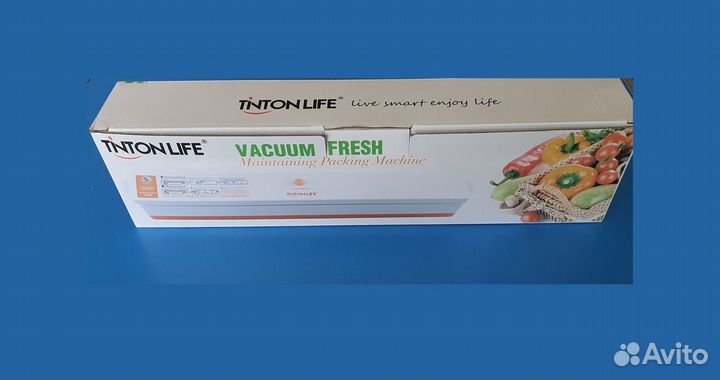 Вакумный упаковщик tinton life новый