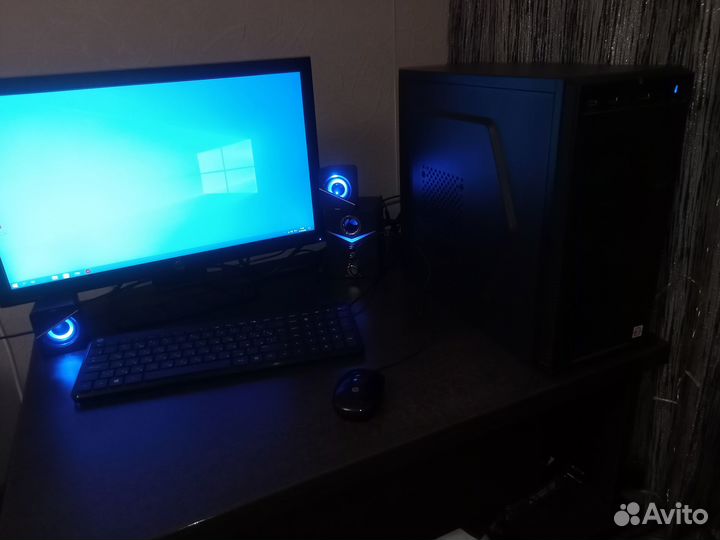 Игровой на Intel core i3 10105+1050 ti 4 gb+8gb