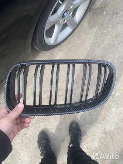 Решетки пара радиатора BMW E92 E93 рест карбон
