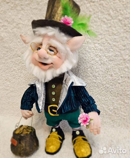 Кукла леприкоша ручная работа