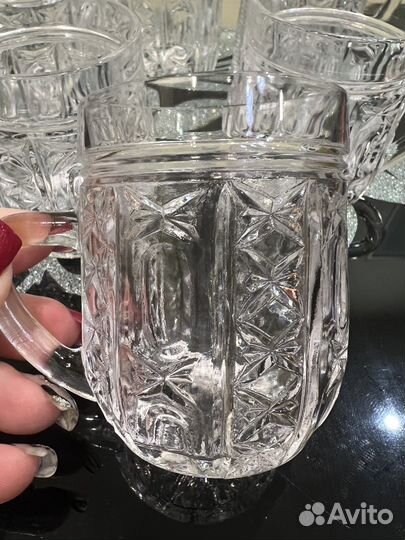 Кружка пивная, СССР, хрусталь