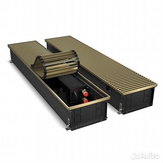 Внутрипольный конвектор с естественной конвекцией