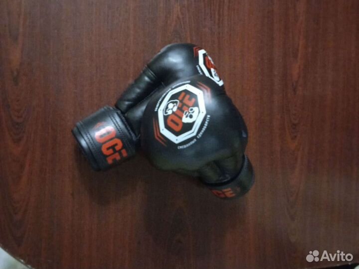 Боксерские перчатки, Крабы осе, натуральная кожа