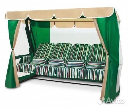 Садовые качели четырехместные 