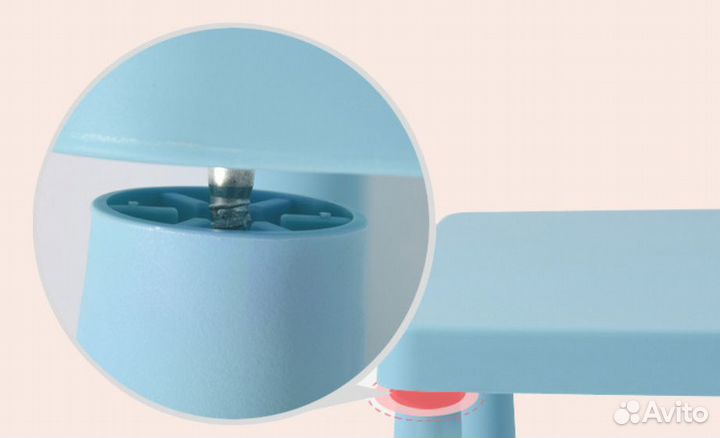 Детский стол новый аналог Икеа Маммут разные цвета