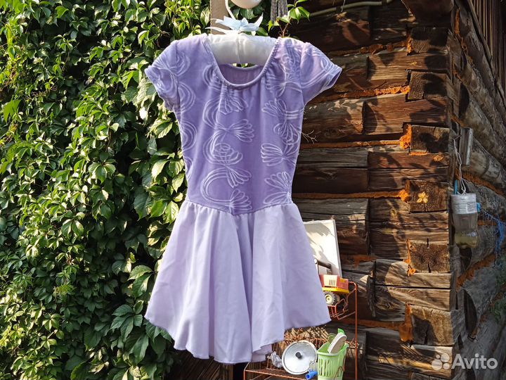 Купальник для гимнастики/ танцев 3-6 лет, балетки