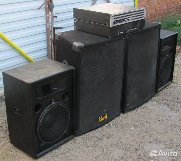 Колонки FA+MC 2000W 4шт 12-15