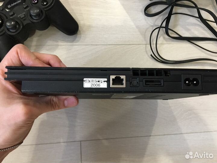 Ps2 slim прошитый привод, 8 игр scph-90004