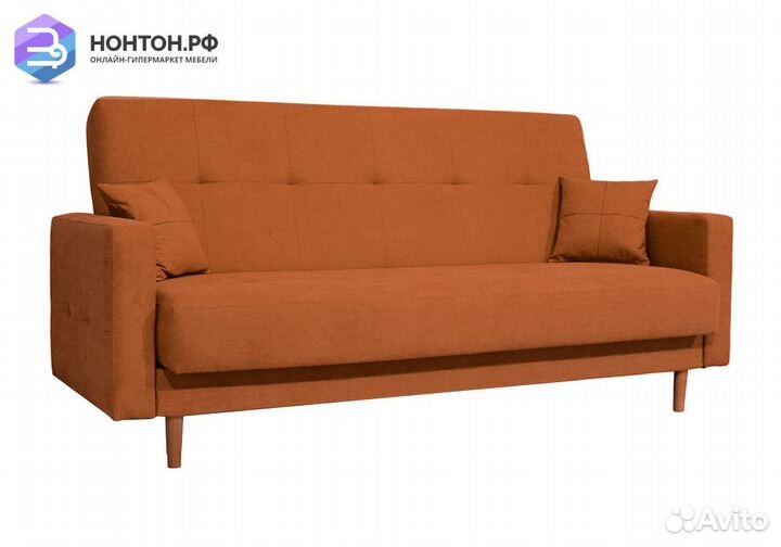 Диван книжка Фиеста Лайт коричневый