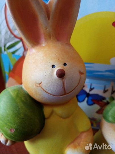 Фигурки Кроликов Керамика