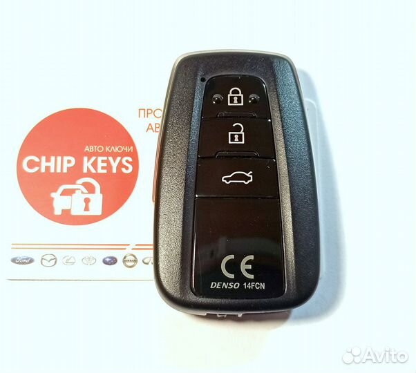 Ключ зажигания Toyota Camry 2021 + / Denso 14FCN