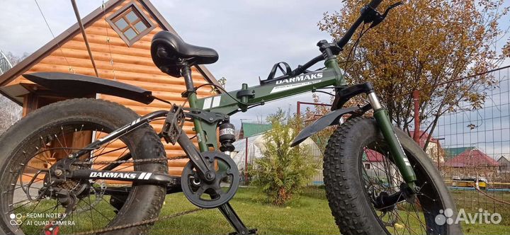 Велосипед фэтбайк складной