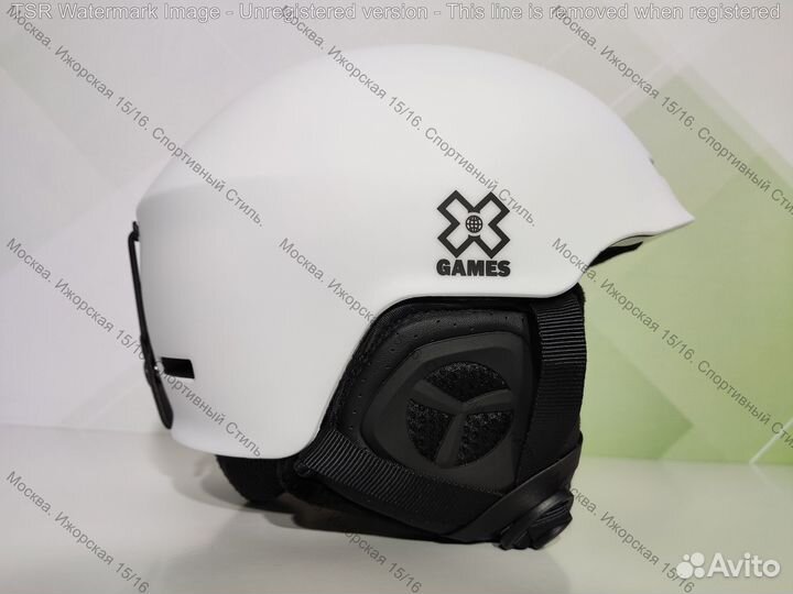 Шлем для сноуборда и горн лыж ProSurf Xgames White