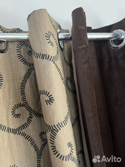 Шторы IKEA лен бархат