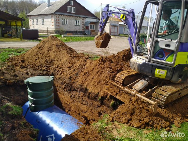 Монтаж газгольдера «Медведь» напрямую с завода