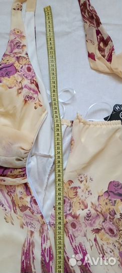 Летнее длинное платье,40-42