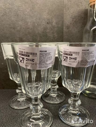 Бокалы для вина IKEA Pokal 6шт Новые