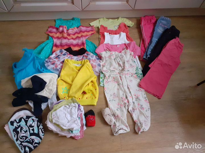 Вещи пакетом для девочки 2-4 года