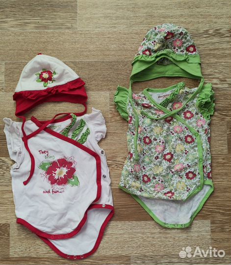 Вещи пакетом на девочку, 6-12 месяцев