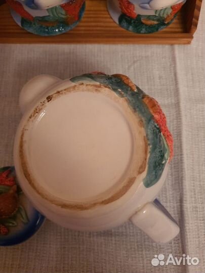 Набор банок для хранения и заварочника Дельфин