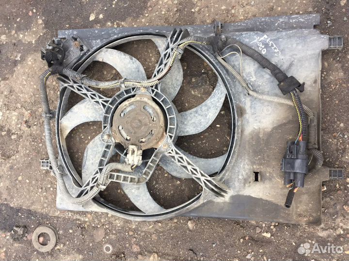 Вентилятор охлаждения двигателя на opel corsa d