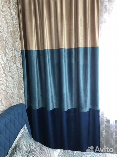 Набор штор из велюра Velluto 200*260 - 2 шт