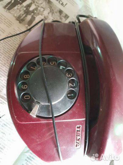 Телефон дисковый