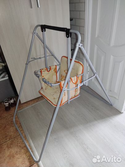 Детские качели напольные
