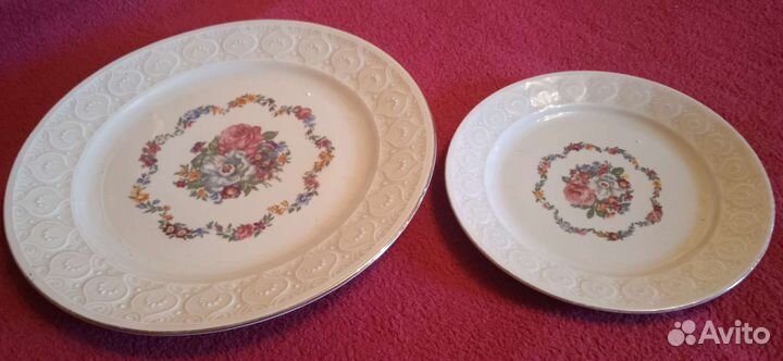 Блюдо/тарелка баварский фарфор Bavaria винтаж