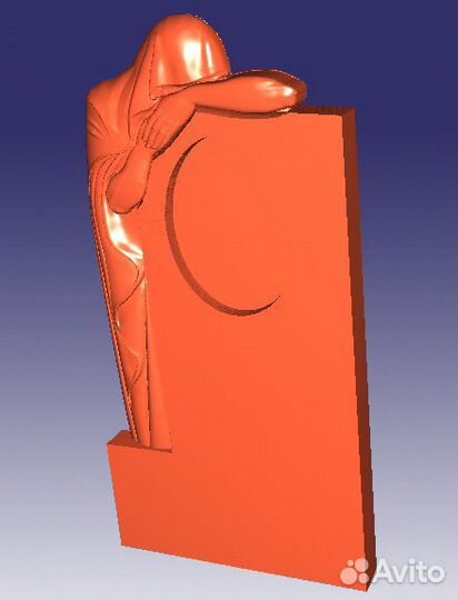 Объёмные 3д модели памятников для ритуального дела