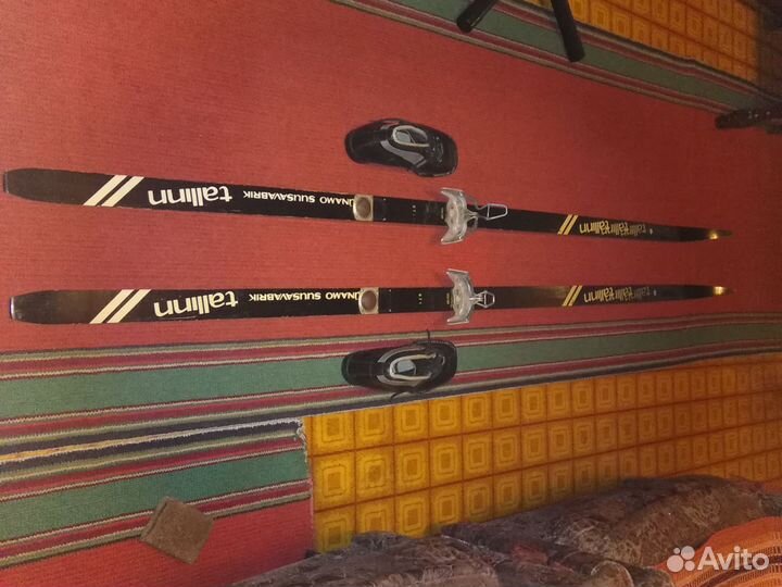 Лыжи беговые СССР с ботинками