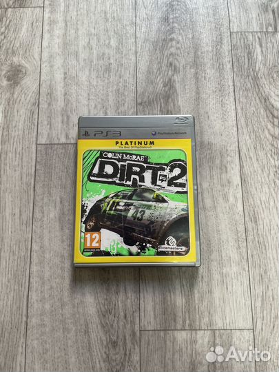 Colin McRae Dirt 2 platinum ps3 игры PS3