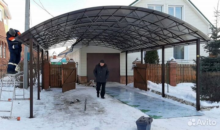 Монтаж Заборов/Навесов/Ворот/Калиток/Под Ключ