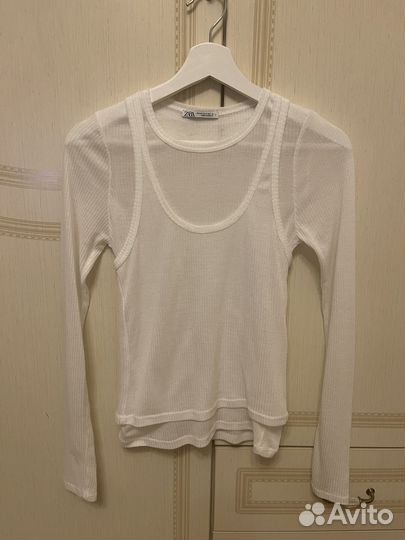Многослойный лонгслив zara