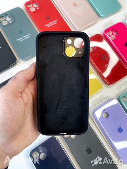 Чехол на iPhone 13 (Защита камеры) Чёрный