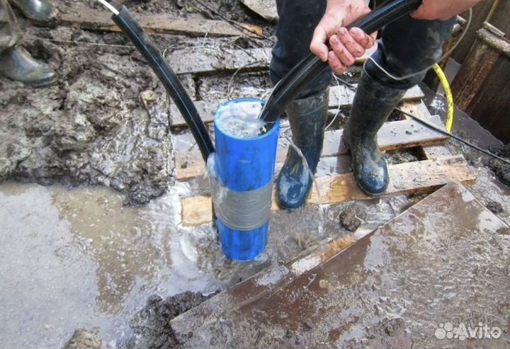Ремонт скважин, чистка скважин, замена насоса