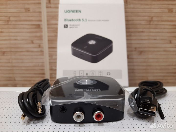 Адаптер ugreen, Bluetooth 5.1, поддержка AptX HD