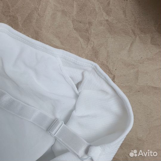 Топ в рубчик на лямках You