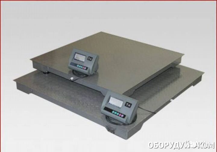Платформенные весы 2000 кг, 2 тонны, 1,2х1,2 метра