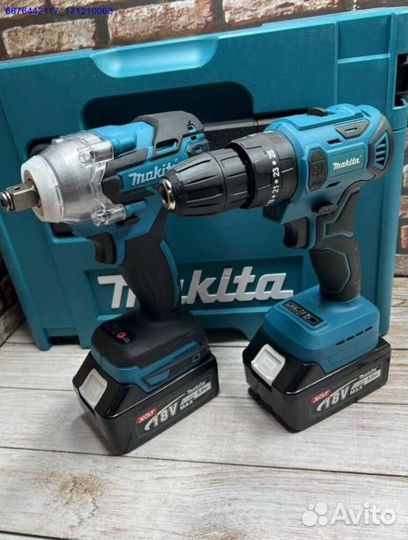 Набор Makita 2в1 Шуруповерт, гайковерт (Арт.85159)