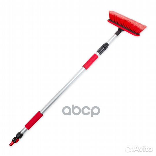 Щетка для мытья с краном подачи воды и телескоп