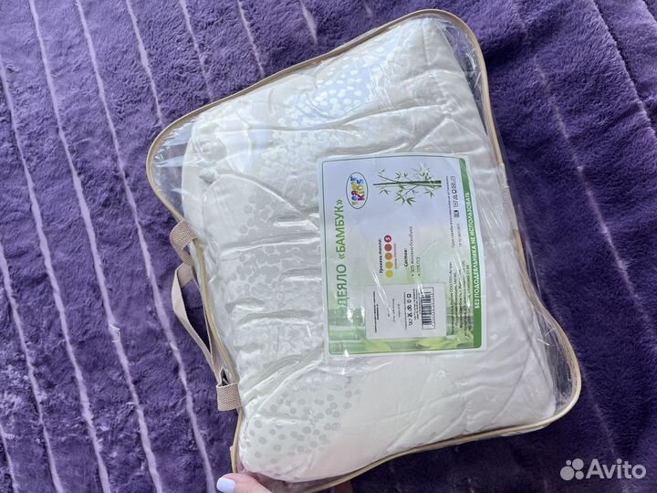 Детские одеяла 100 на 130 пух и бамбук