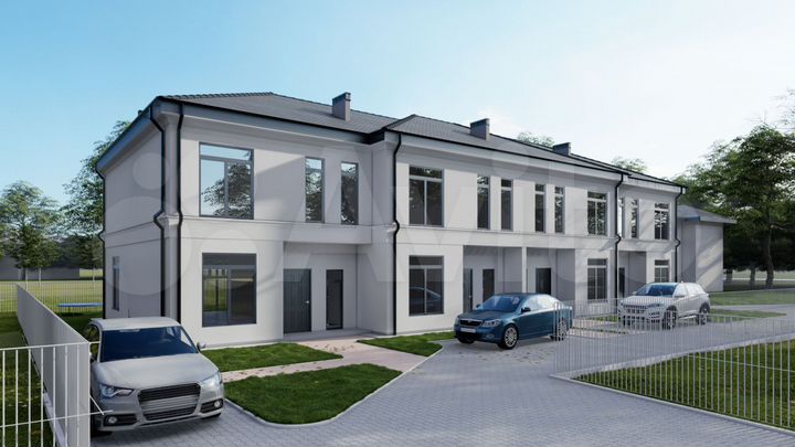 Таунхаус 165 м² на участке 2,5 сот.