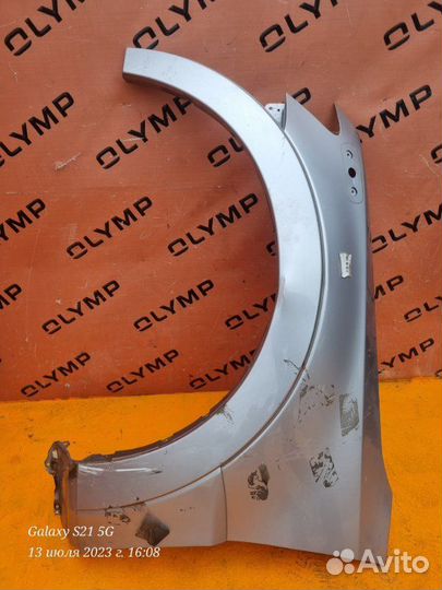 Крыло переднее левое Mitsubishi Pajero V98W 4M41