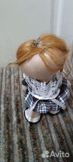 Кукла тильда ручной работы выпускница /школьница