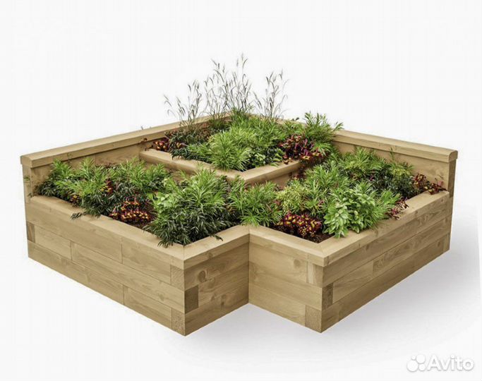 Клумба, опора для вьющихся растений